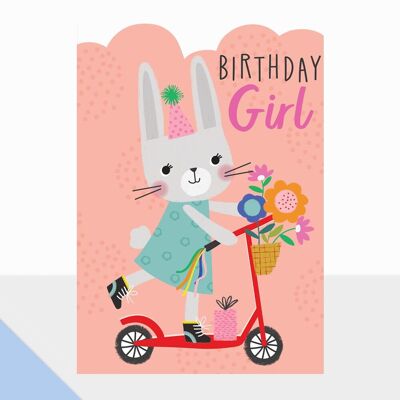 Tarjeta de cumpleaños para niña - Artbox Feliz cumpleaños niña