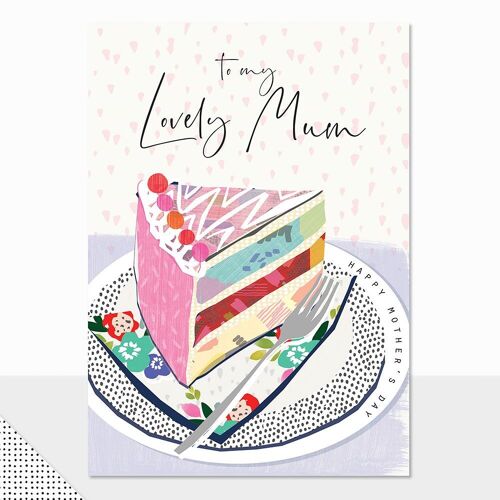 Cake Mother's Day Card - Rio Brights To My Lovely Mum (cake)