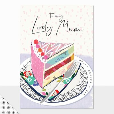 Carte de fête des mères - Rio Brights To My Lovely Mum (gâteau)