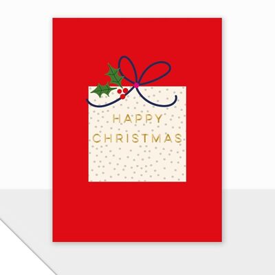 Happy Christmas Present Card - Piccolo Christmas Gift