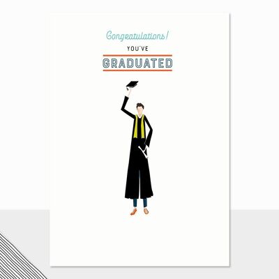 Tarjeta de graduación - ¡Gente pequeña graduada!