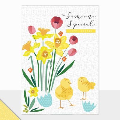 Tarjeta de Pascua de Narcisos - Rio Brights para alguien especial (Pascua)