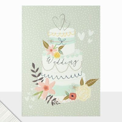 Wedding Cake Card - Halcyon Wedding Cake