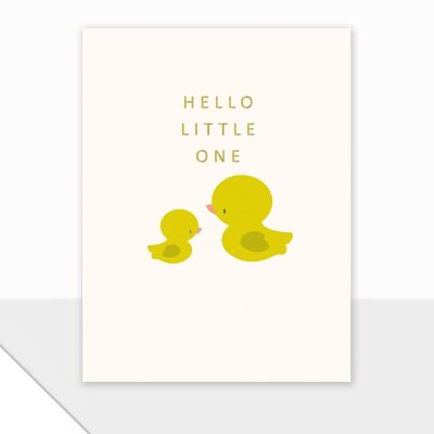 Karte zur Geburt - Piccolo Hello Little One