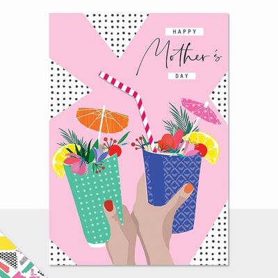 Flowers Mother's Day Card - Rio Brights Happy Mothers Day