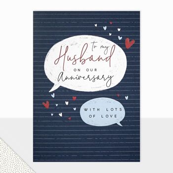Carte d'anniversaire de mari - Halcyon To My Husband Anniversary