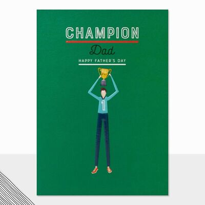 Champion Father's Day Card - Little People Champion Dad