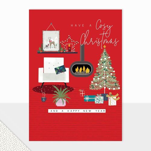 Cosy Christmas Card - Halcyon Cosy Christmas