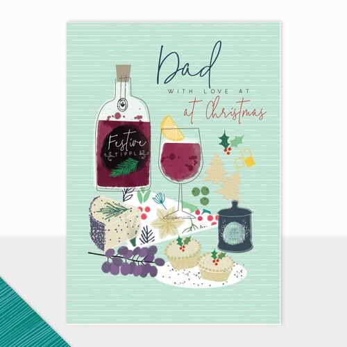 Dad Christmas Card - Halcyon Christmas Dad
