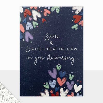 Tarjeta de aniversario del hijo - Halcyon Anniversary Son & Daughter in Law