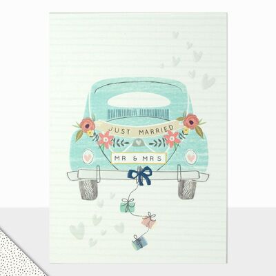 Just Married Wedding Card - Halcyon Just Married