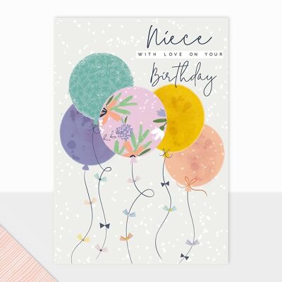 Geburtstagskarte für Nichte - Halcyon Birthday Nichte with Love