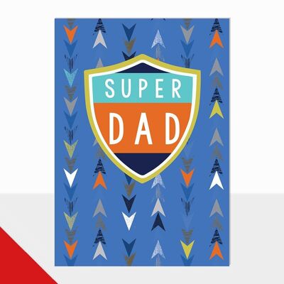 Biglietto per la festa del papà con super papà - Campus Super Dad