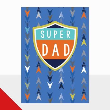 Carte de fête des pères Super Dad - Campus Super Dad