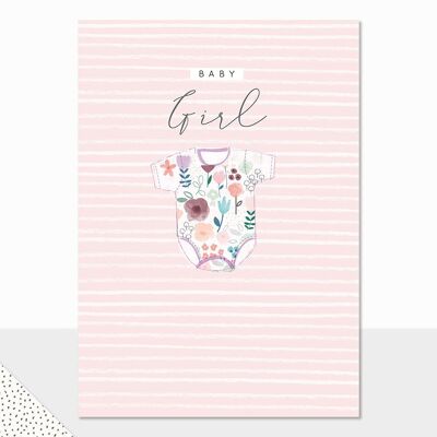 Carte de fête prénatale – Halcyon Baby Grow Rose