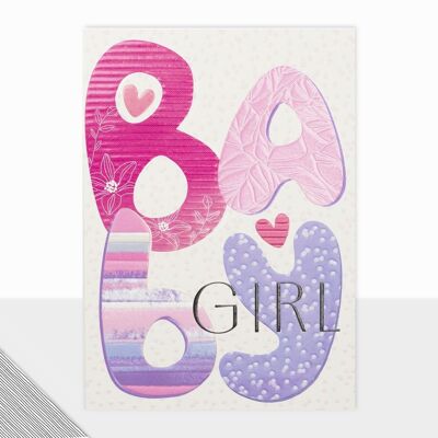 Nouvelle carte bébé fille - Utopia Baby Girl