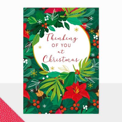 Wreath Christmas Card - Utopia Thinking of You at Christmas