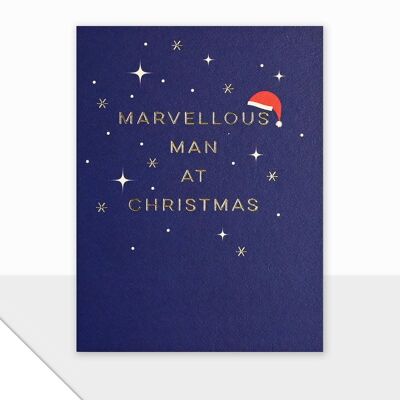 Christmas Card For Him - Piccolo Marvellous Man