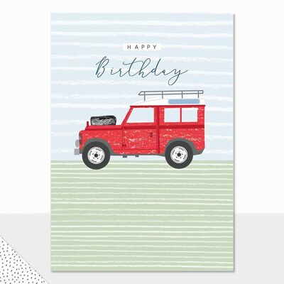 Truck Birthday Card - Halcyon Happy Birthday (truck)