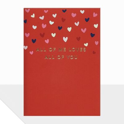 Carte de Saint-Valentin All of Me - Piccolo All of Me