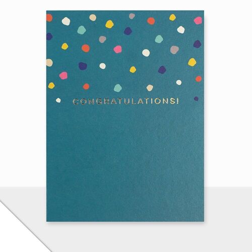 Polka Dots Congratulations Card - Piccolo Congratulations