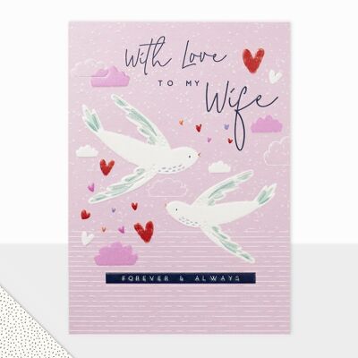 Valentine's Day Card For Wife - Halcyon Wife Valentines Day