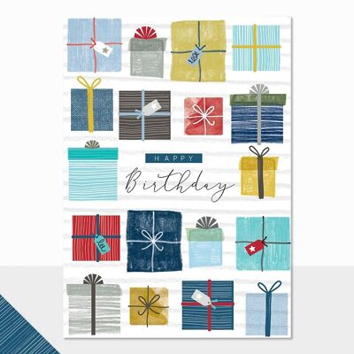 Gifts Birthday Card - Halcyon Happy Birthday (gifts)