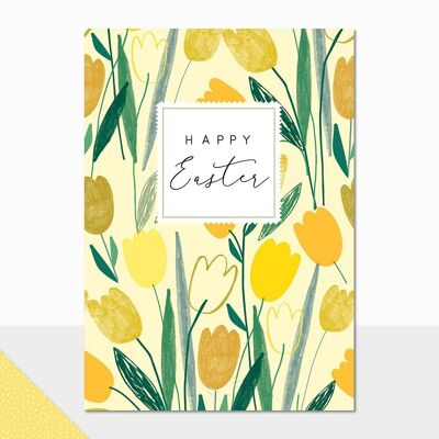 Daffodils Easter Card - Halcyon Easter Daffodils