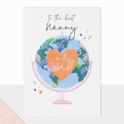 Halcyon Collection - Happy Birthday Card - Happy Mothers Day Globe