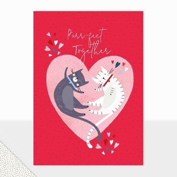 Collection Halcyon – Carte de Saint-Valentin Purr-fect Together – Halcyon Perfect Together