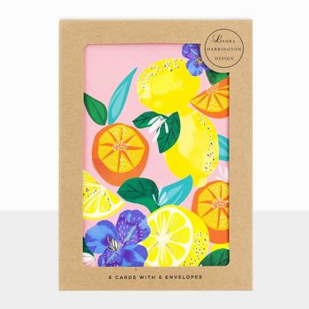 Pack de cartes quotidiennes Utopia - Pack de cartes vierges de tous les jours - Conception de fruits
