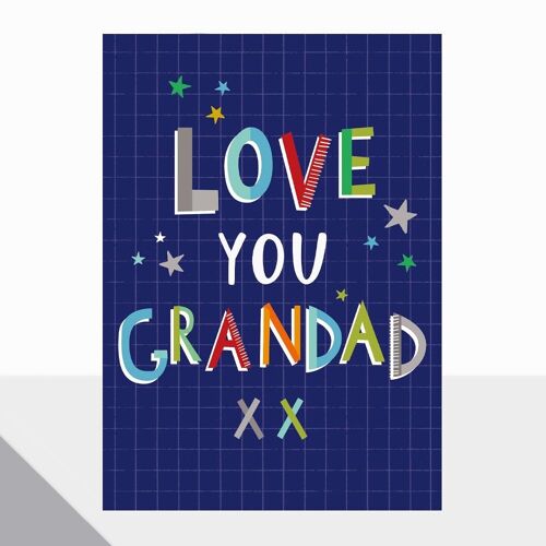 Father's Day Card For Grandad - Artbox Fathers Day - Love you Grandad