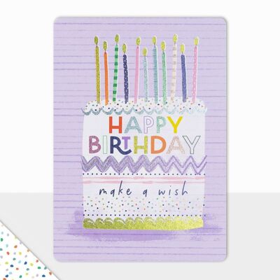 Happy Birthday Card - Goodies - Happy Birthday Cake