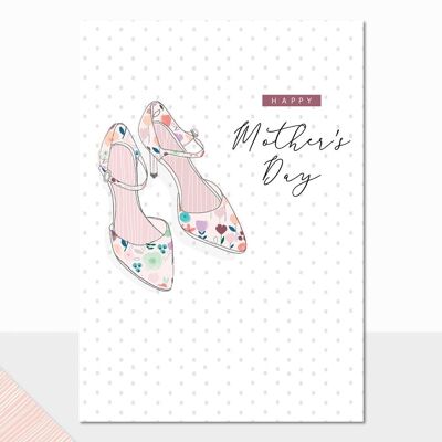 Tarjeta del Día de la Madre con Tacones Altos - Halcyon Mothers Day Heels