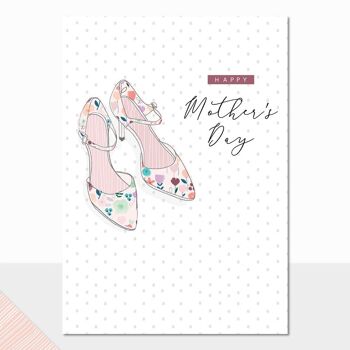 Carte de fête des mères à talons hauts - Talons pour la fête des mères Halcyon
