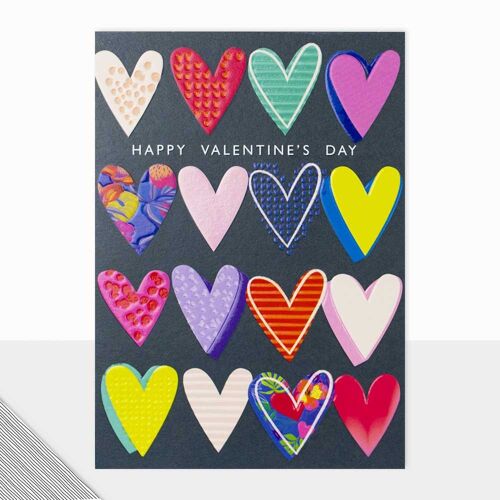 Love Hearts - Valentine's Day Card - Happy Valentine's Day Card