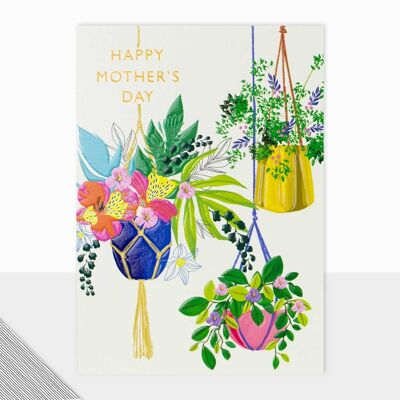 Macrame -Tarjeta del Día de la Madre - Tarjeta Feliz Día de la Madre