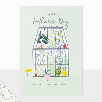 Colección Halcyon - Tarjeta Feliz Día de la Madre - Invernadero del Día de la Madre