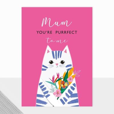 Tarjeta de cumpleaños para mamá - Mamá perfecta - Colección Utopía - Día de la Madre - Feliz cumpleaños mamá