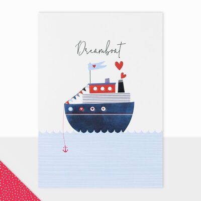 Biglietto di San Valentino DreamBoat - Halcyon Valentines DreamBoat