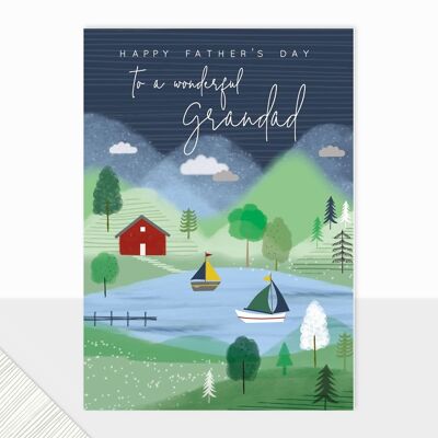 Vatertagskarte für Opa - Halcyon Fathers Day Wonderful Grandad
