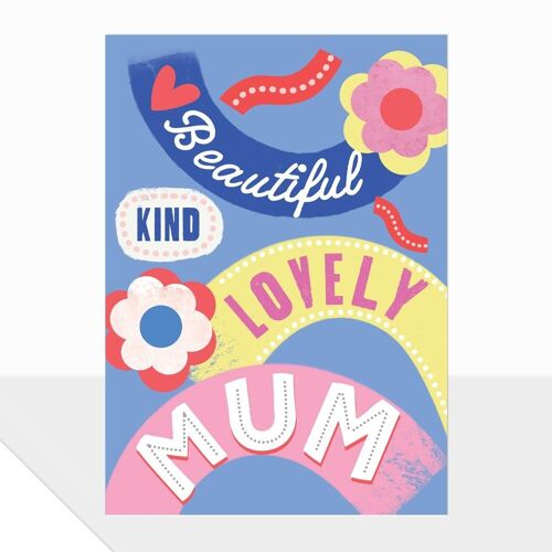Mother's Day Card - Noted Amazing Mum - Lovely Mum