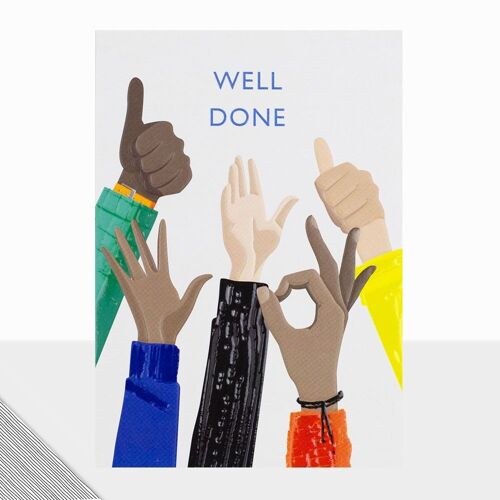 Utopia Collection - Well Done Card - Hands