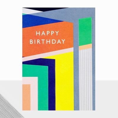 Tarjeta de feliz cumpleaños - Utopia Happy Birthday Paper