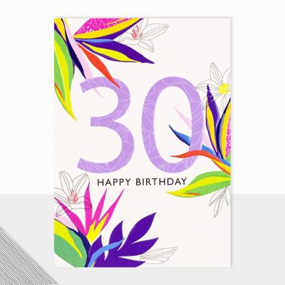 Tarjeta de feliz cumpleaños - Utopía Feliz cumpleaños 30