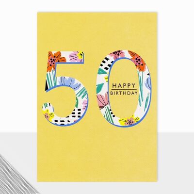 Tarjeta de feliz cumpleaños - Utopía Feliz Cumpleaños 50