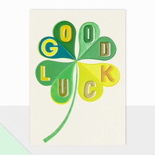 Good Luck Card - Noted Good Luck - Clover