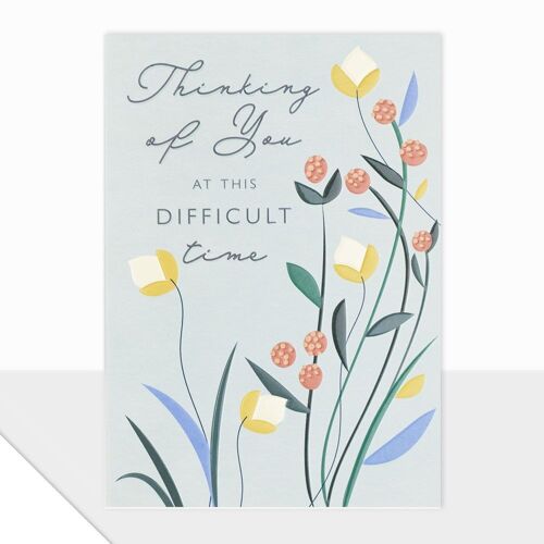 Sympathy Card - Noted Thinking of You - Difficult Time