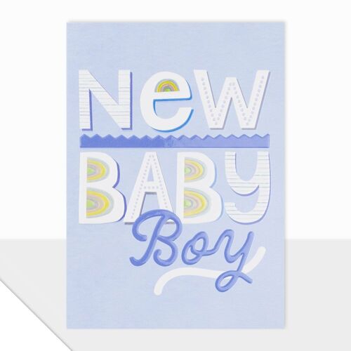 New Baby Card - Noted Baby Boy - Noted Collection