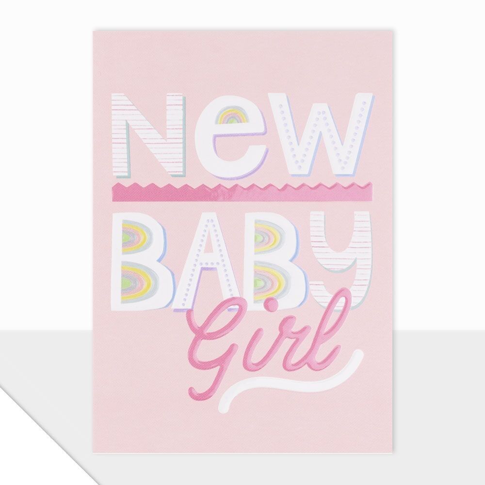Karte zur Geburt - Noted Baby Girl - Noted Collection